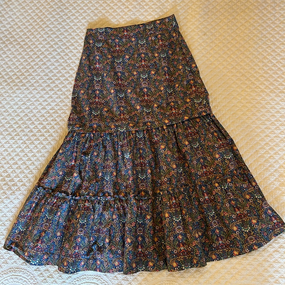 ANTONIO MELANI Multicolor Floral Maxi Skirt